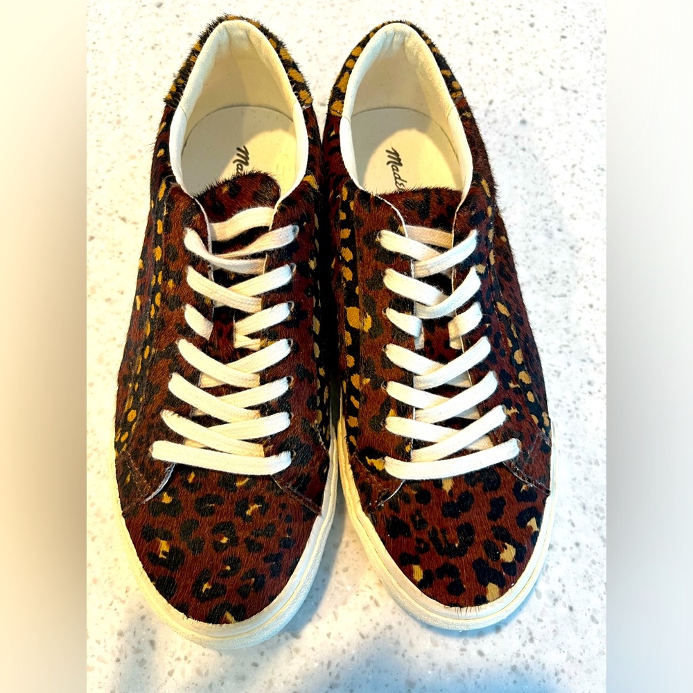 Real fur Madewell sneakers